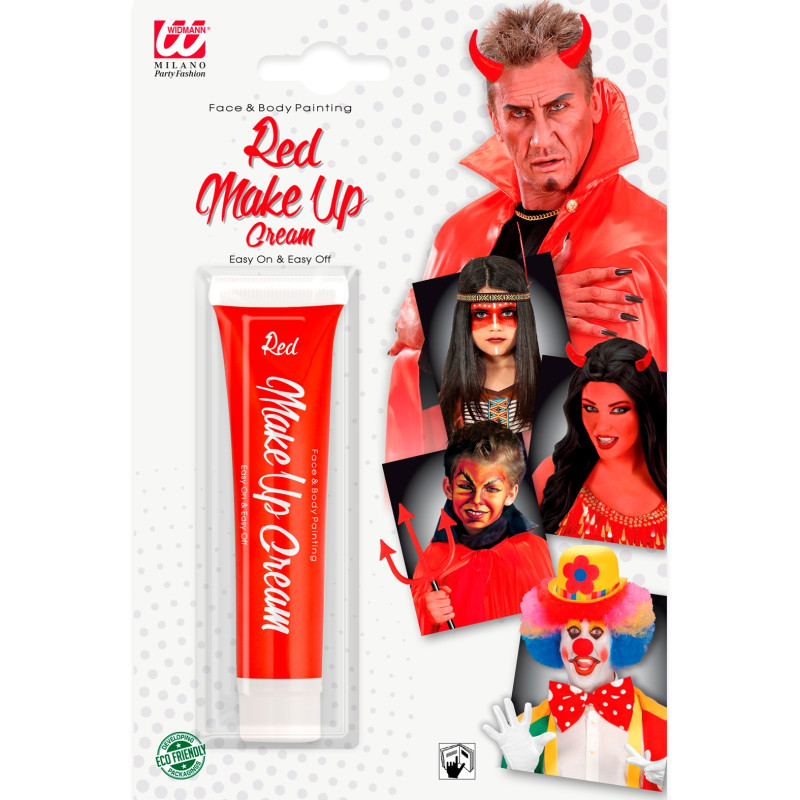 Make-up červený v tubě